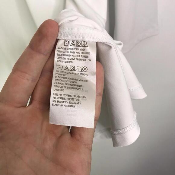 Susan Graver Top Womens Large Modern Essentials V Neck Semi Sheer Capsule - Picture 7 of 8